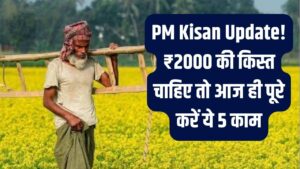PM Kisan 2026: ₹2000 की अगली किस्त पर बड़ा अपडेट! ये 5 काम नहीं किए तो फँस जाएगा पैसा; आज ही स्टेटस चेक करें